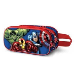ESTUCHE PORTATODO DOBLE 3D LOS VENGADORES GO ON