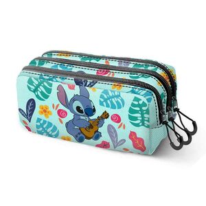 PORTATODO CUADRADO TRIPLE LILO Y STITCH GUITAR