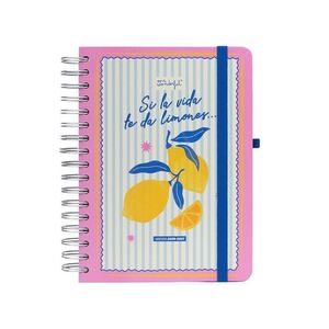 AGENDA ESCOLAR 2026-2027 DIA PAGINA SI LA VIDA TE DA LIMONE