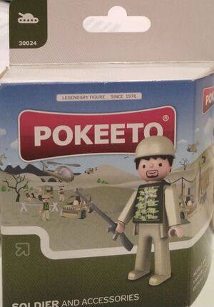 POKEETO SOLDADO Y ACCESORIOS