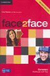 FACE2FACE ELEMENTARY WORKBOOK WITH KEY 2ND EDITION
