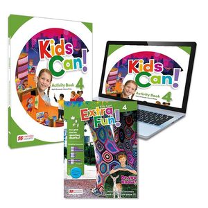 KIDS CAN! 4 ACTIVITY BOOK: CUADERNO DE ACTIVIDADES IMPRESO + ACCESO A LA VERSIÓN