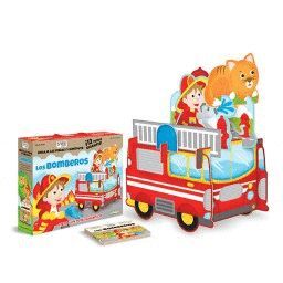 LOS BOMBEROS. CARTON 3D. CON MAQUETA. EDIC. ILUSTRADO (ESPAÑOL)