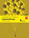 CUADERNO DE MATEMÁTICAS. 4 PRIMARIA, 2 TRIMESTRE. SAVIA
