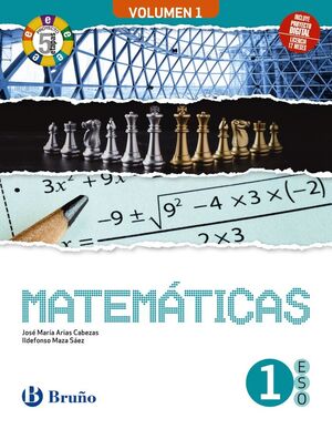 MATEMÁTICAS 1 ESO 3 VOLÚMENES PROYECTO 5 ETAPAS