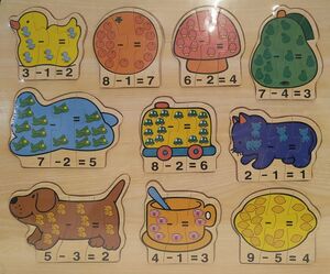 PUZZLE MADERA RESTAS